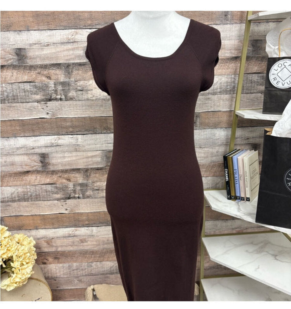 Barney's COOP Brown Sleeveless Sweater