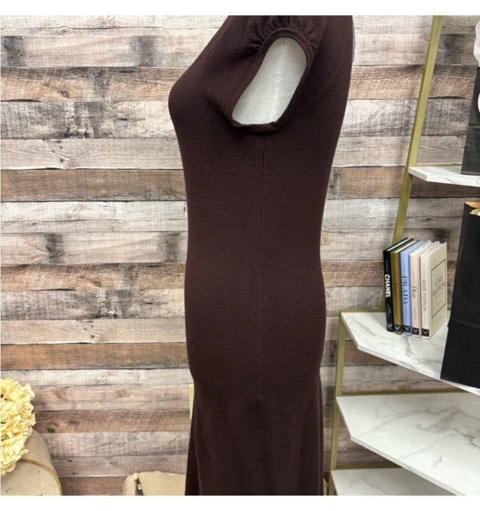 Barney's COOP Brown Sleeveless Sweater