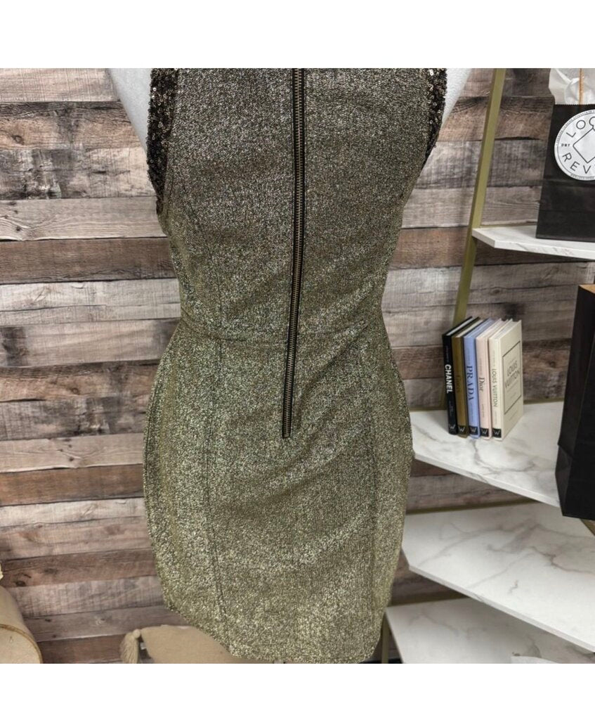 Forever 21 Gold Sequin Cocktail Dress