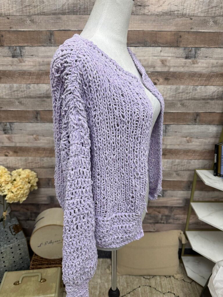 Body by Anca Lavender Cardigan Sweater