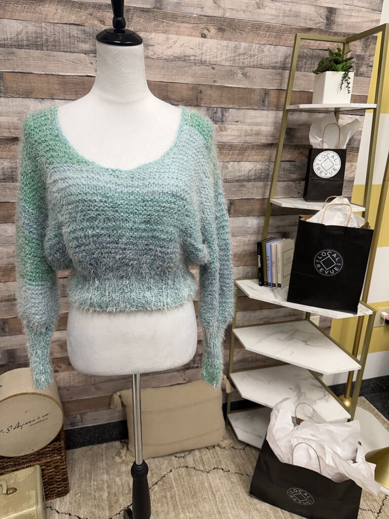 Body by Anca Mint Green & Aqua Long Sleeve/Cropped
