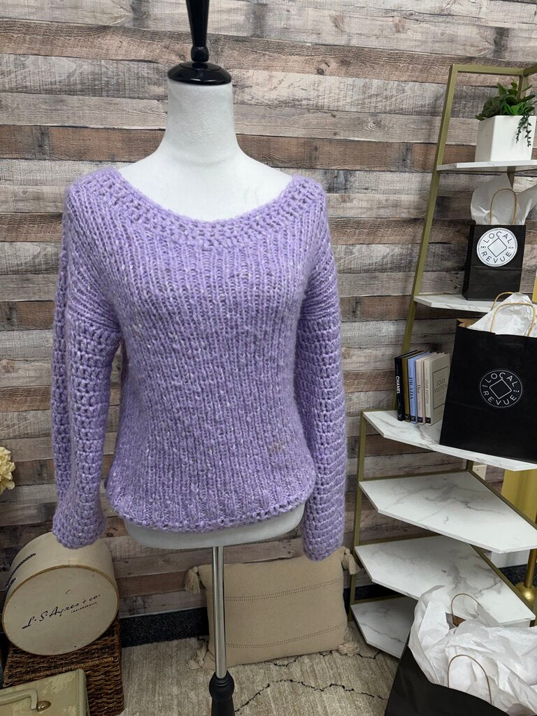 Body by Anca Lavender Long Sleeve Sweater