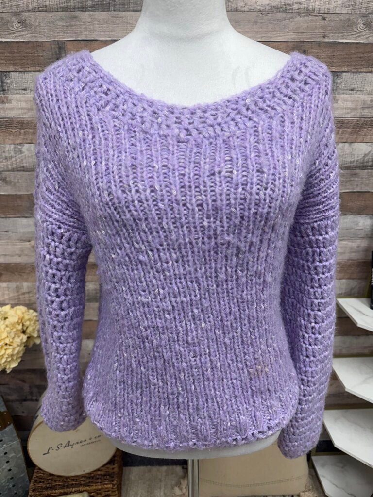 Body by Anca Lavender Long Sleeve Sweater