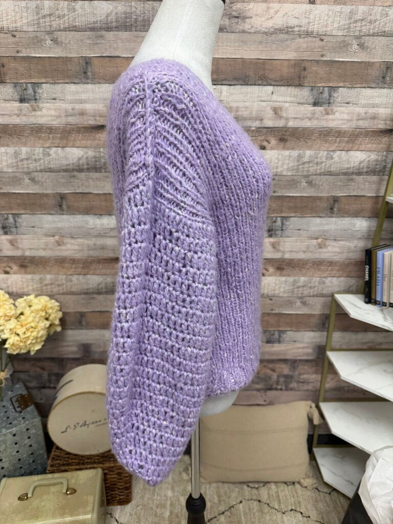 Body by Anca Lavender Long Sleeve Sweater