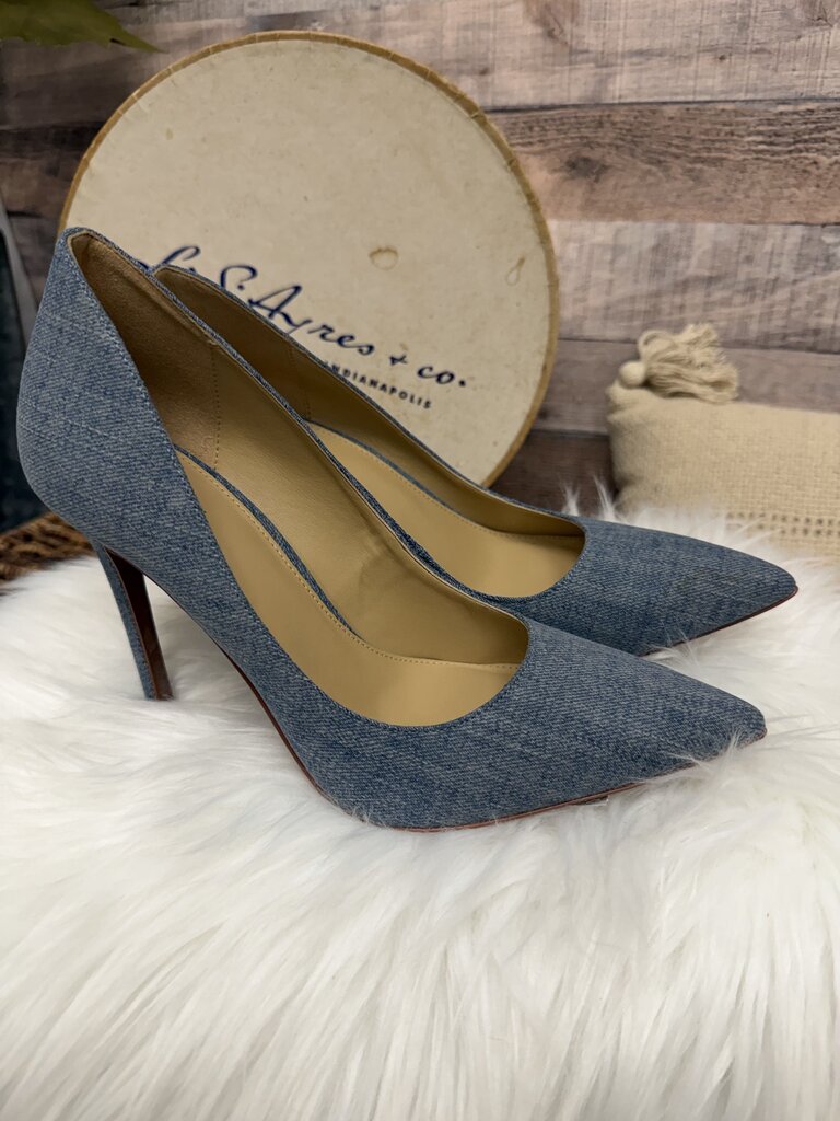 Michael Kors Denim Pointed Toe Pumps