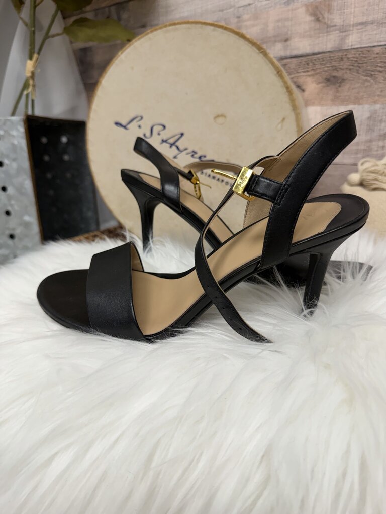 Lauren Ralph Lauren Black Gwen Heels/Sandals
