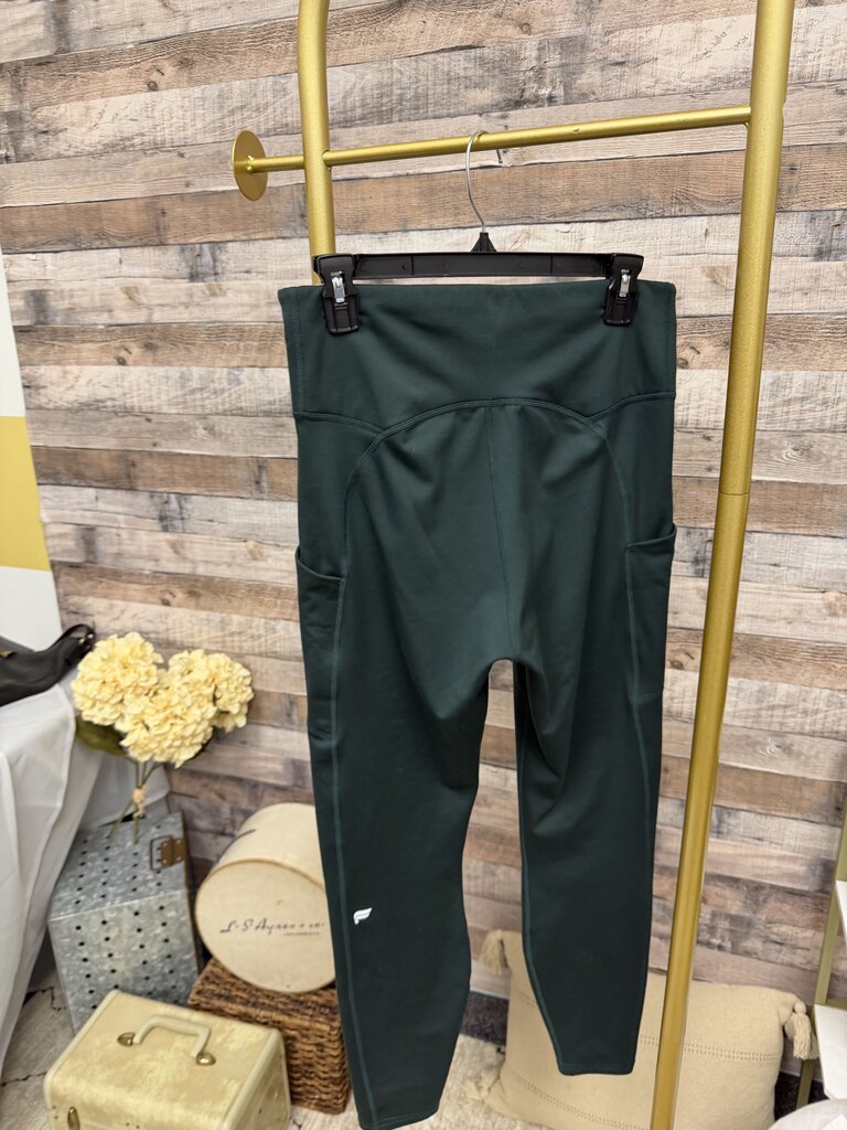 Fabletics Forest Green Fleece Lined Leggings