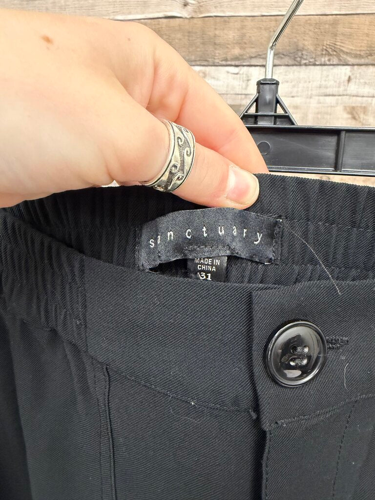 Sanctuary Black Lightweight Cargo Pants