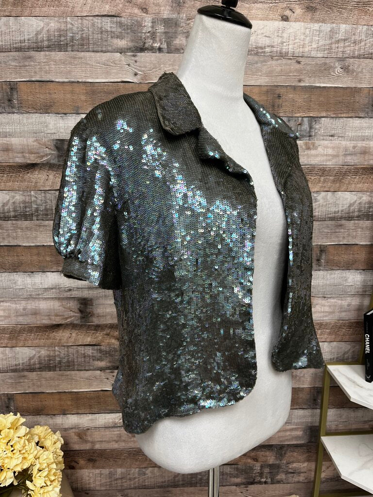 Nina by Embex Lt Blue Sequence Bolero