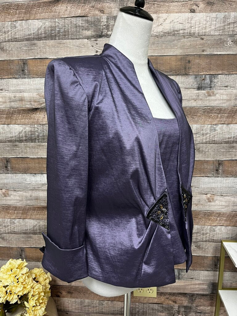 JR Nites Purple Blazer & Matching Tank