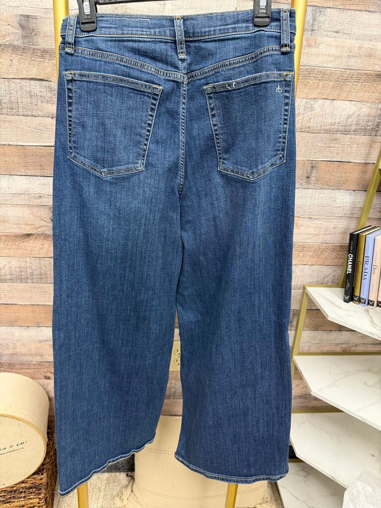 Rag & Bone Serena Crop Wide Leg Jeans