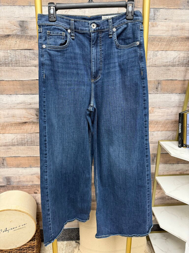 Rag & Bone Serena Crop Wide Leg Jeans