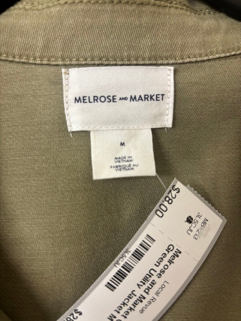 Melrose and Market Olive Green Utility Jacket