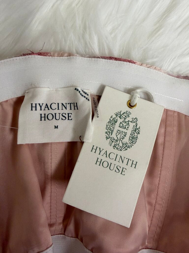 Hyacinth House Strapless Pink Shimmer Stripe