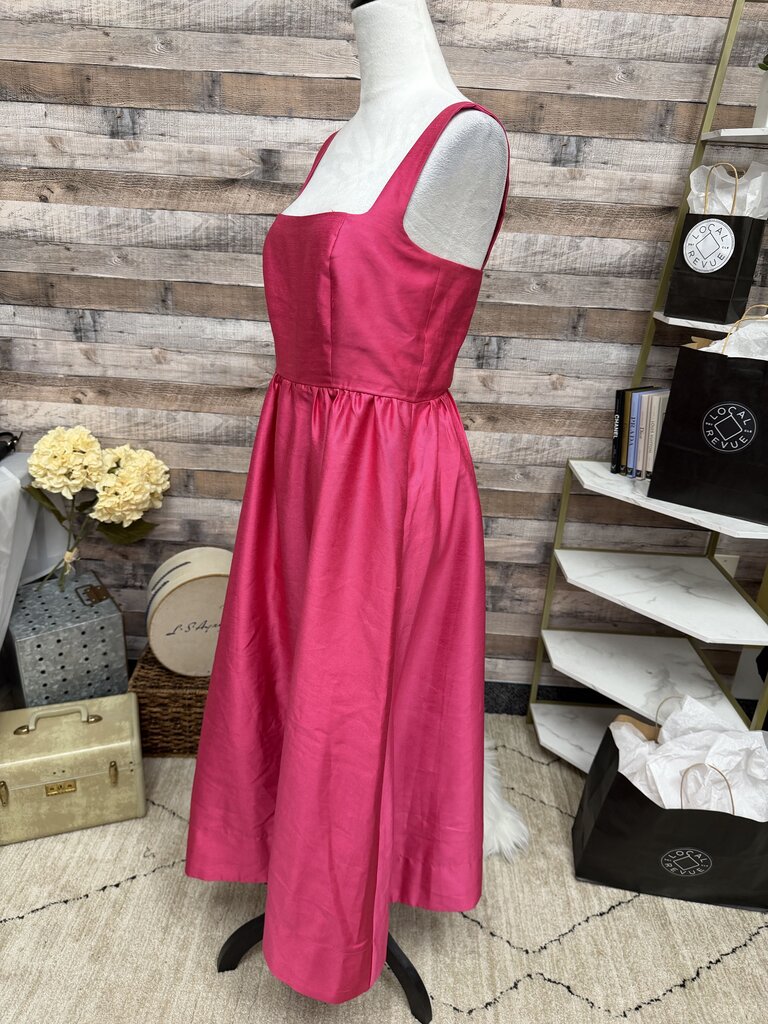 Tuckernuck Fuchsia Taffeta Dress