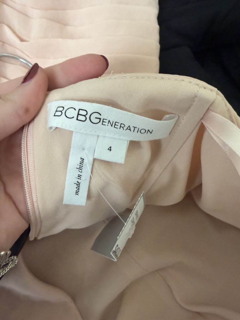 BCBGeneration Pink Strapless Cocktail