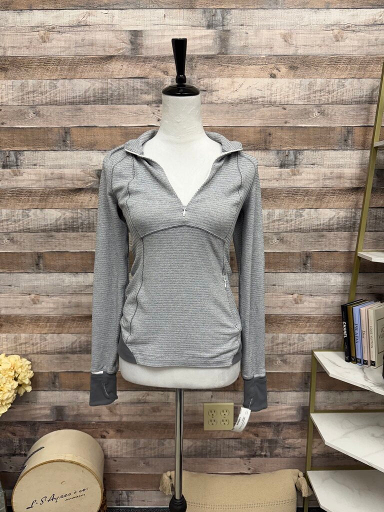 Lululemon Grey 3/4 Zip Pullover
