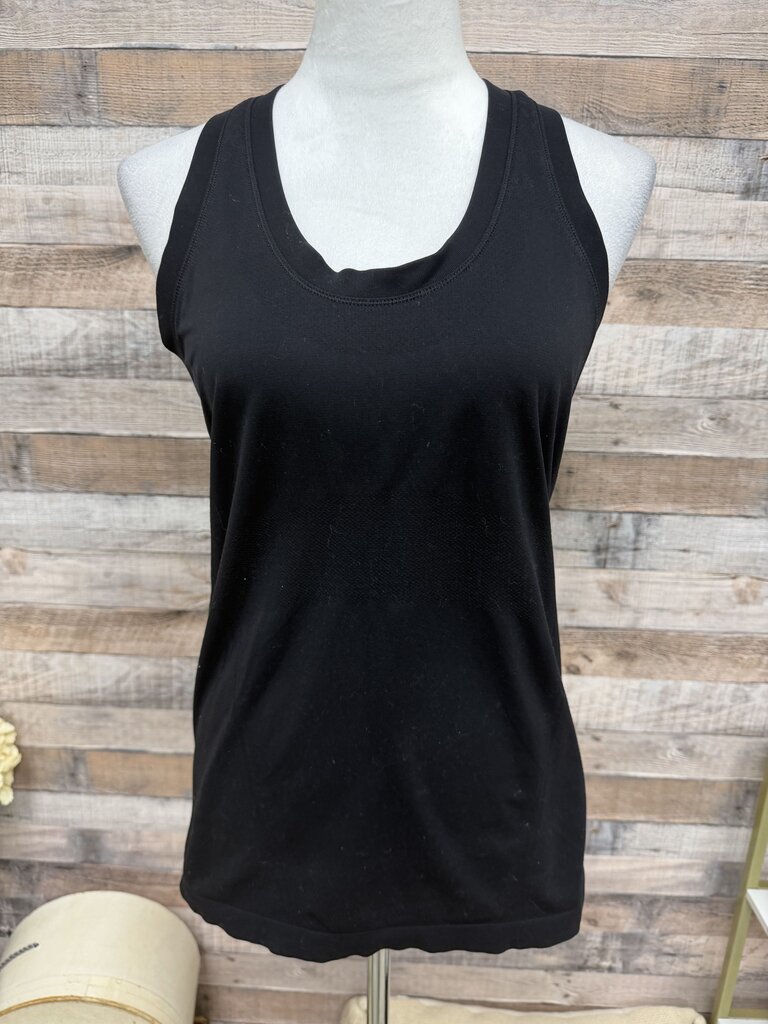 Athleta Black Racerback Cropped Athletic Tank Top