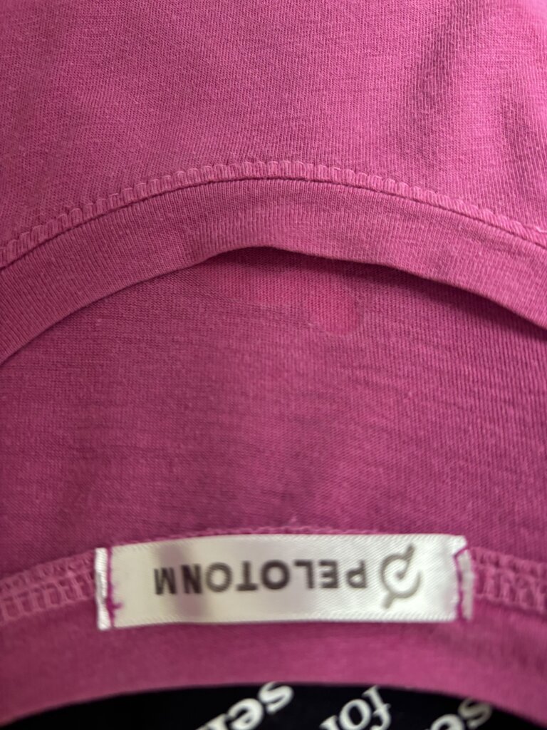 Peloton Pink Quote Lettering Loose Fit Athletic Tank Top