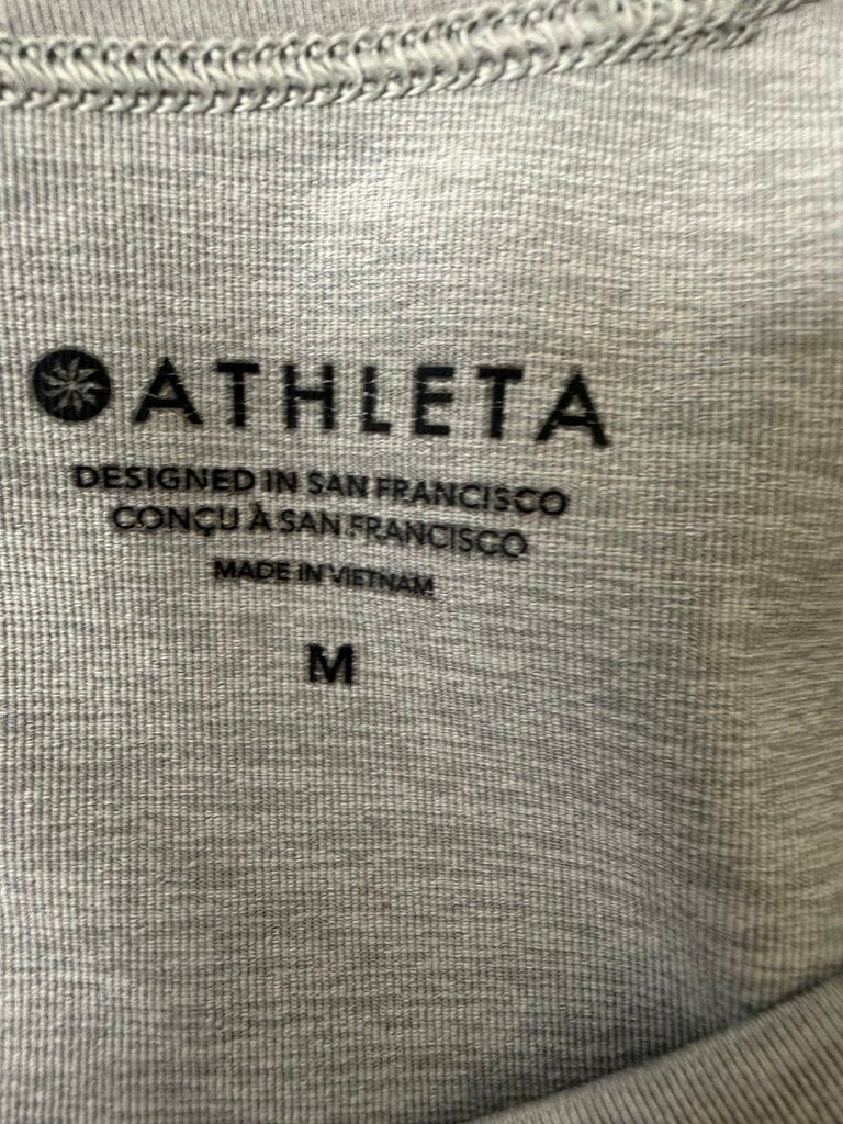 Peloton Grey Multicolor Logo Athletic Tank Top