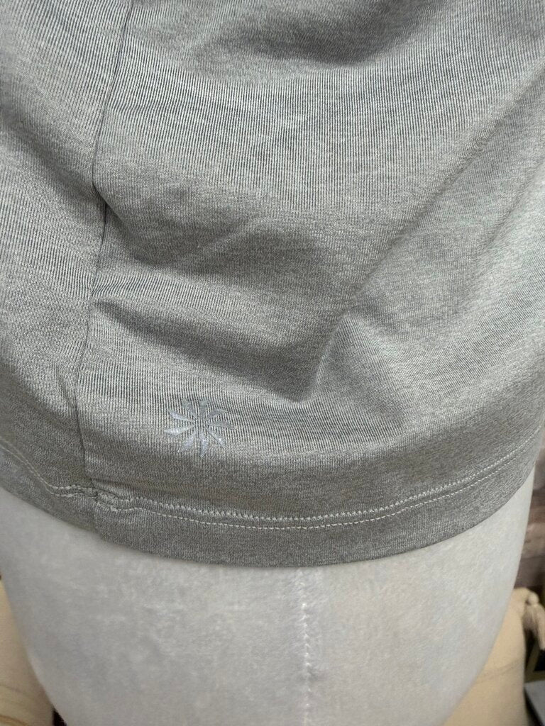 Peloton Grey Multicolor Logo Athletic Tank Top