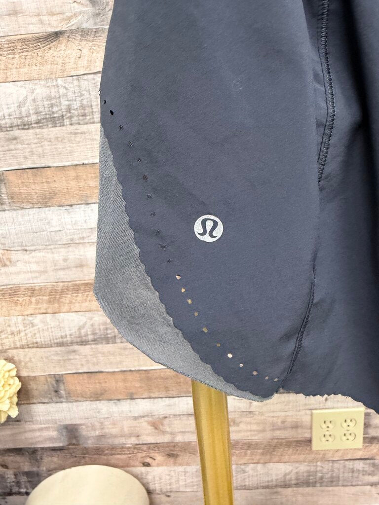 Lululemon Charcoal Grey Smooth Stride Shorts