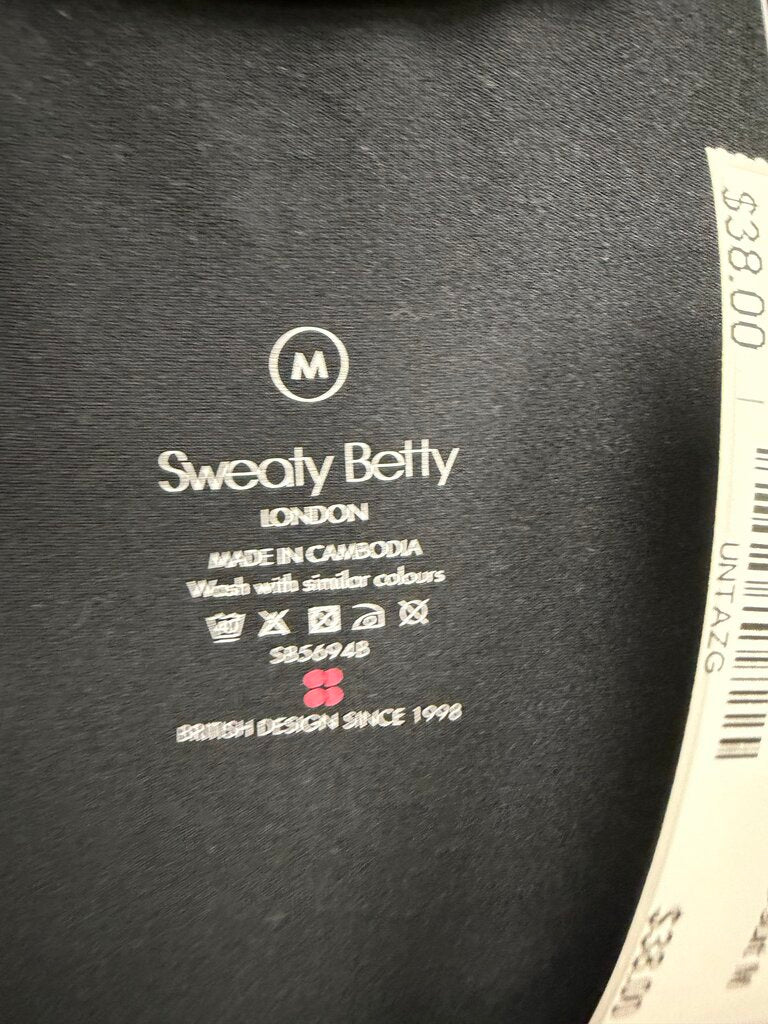 Sweaty Betty Black Sleeveless Athletic Jumpsuit