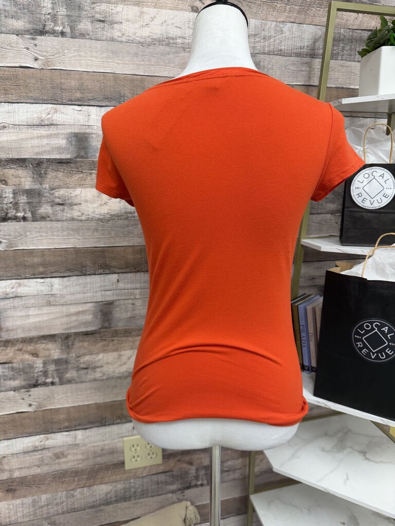 Banana Republic Orange Short Sleeve Tee