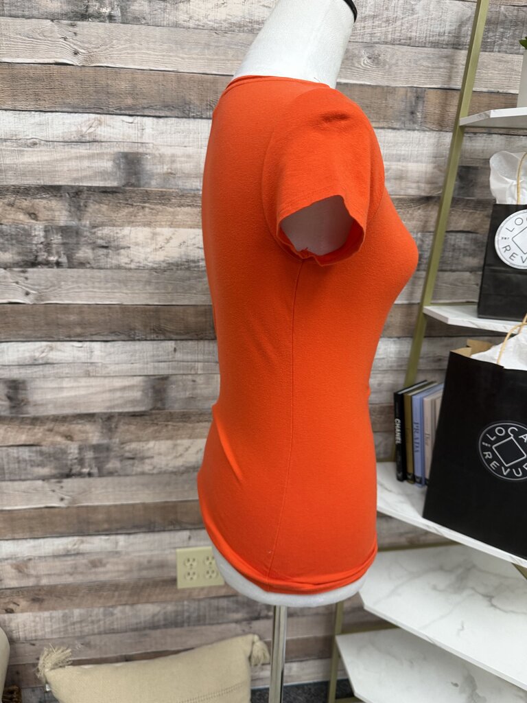 Banana Republic Orange Short Sleeve Tee