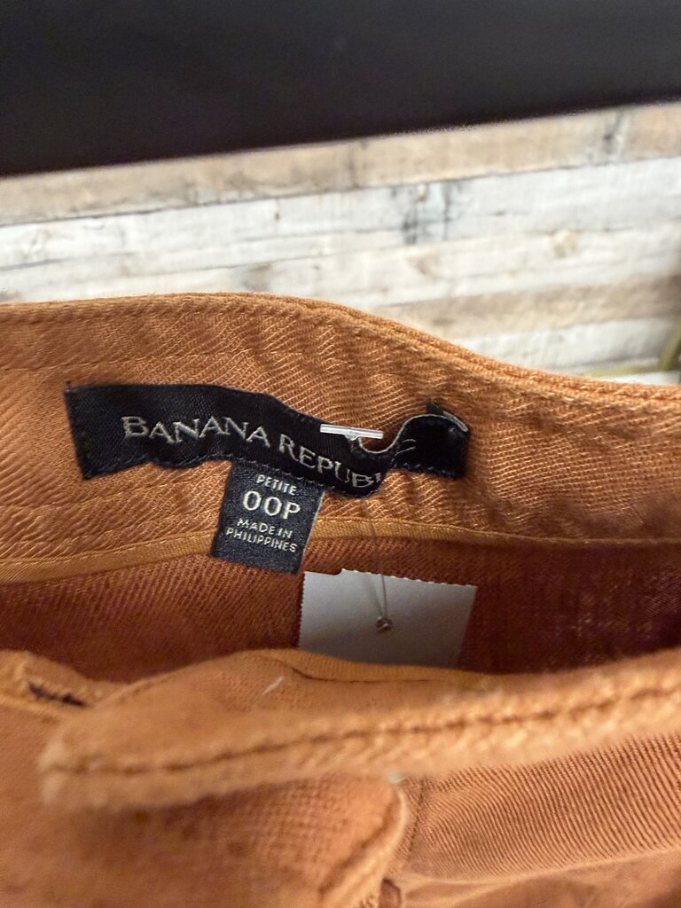 Banana Republic Rust Button Down Skirt