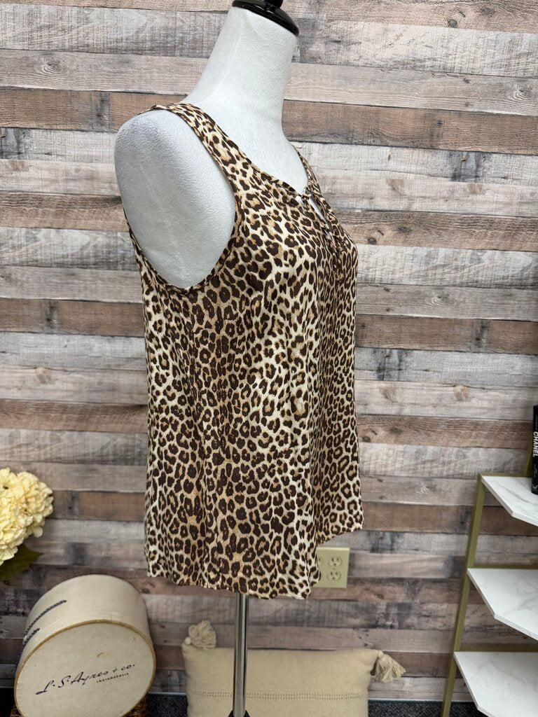 Lucky Brand Leopard Print Sleeveless