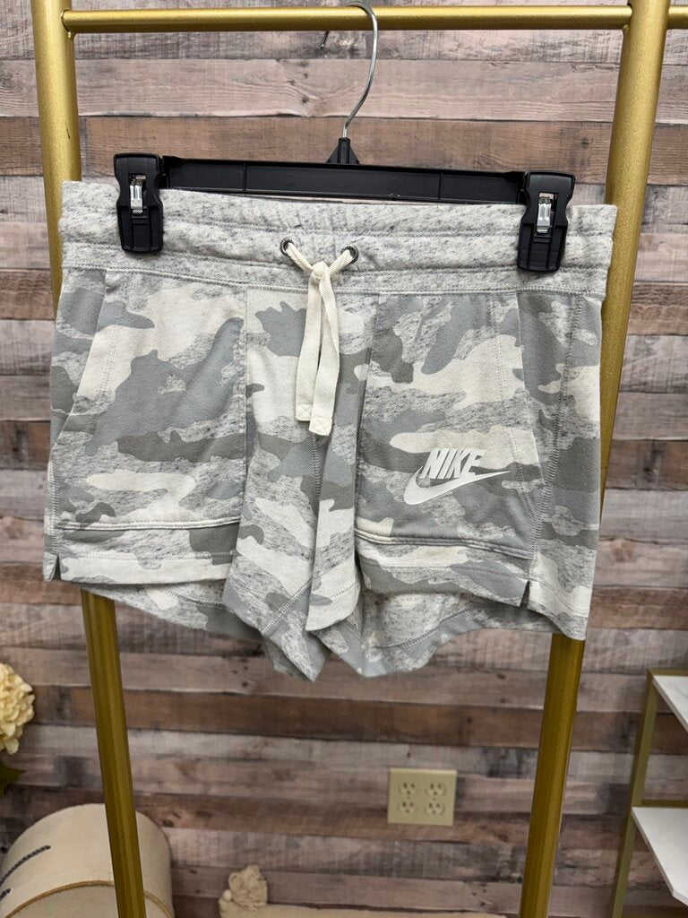 Nike Grey & White Camo Gym Shorts