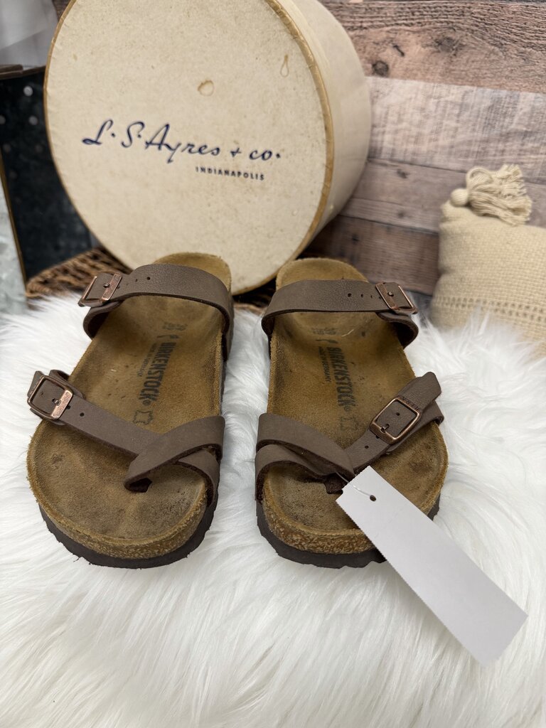 Birkenstock Taupe/Brown Birko Flo