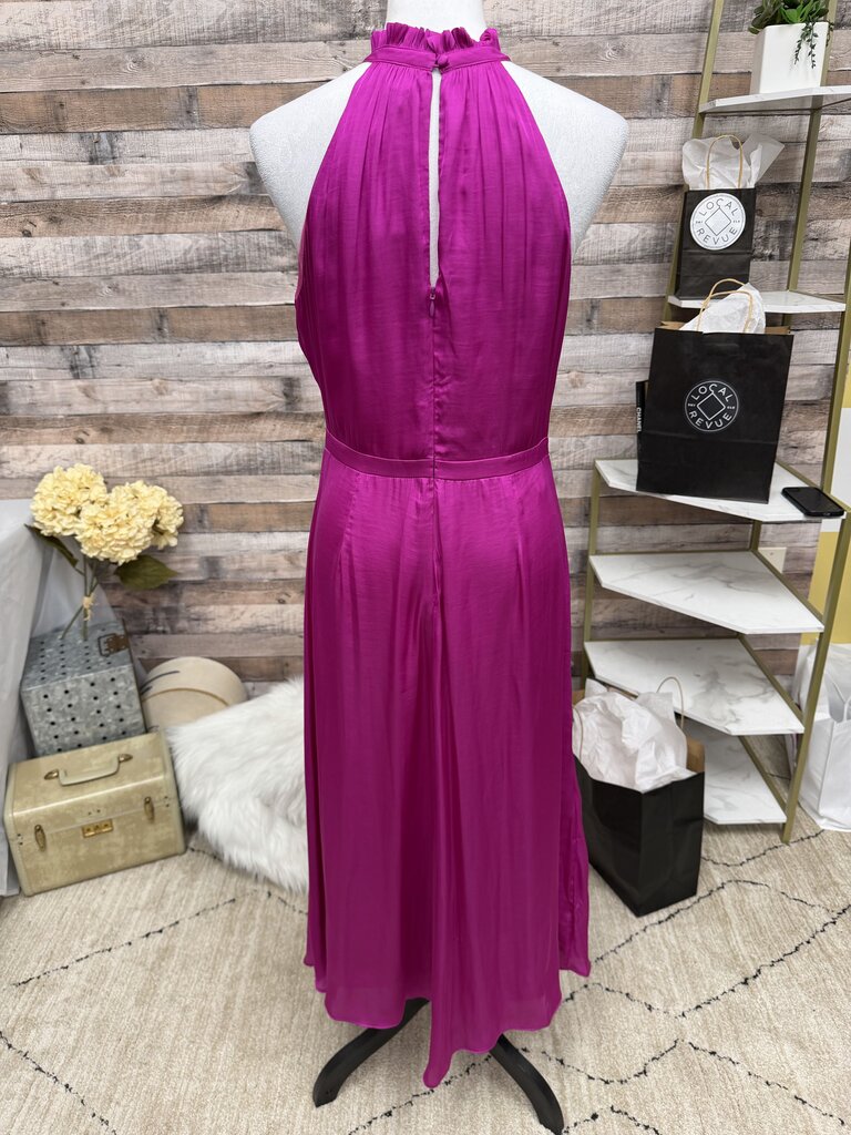 Banana Republic Fuchsia Halter Maxi