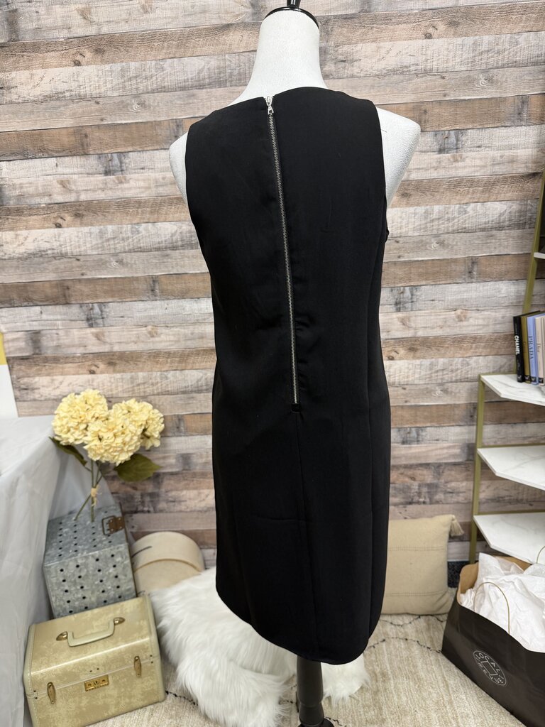 NWT Catherine Malandrino Black Sleeveless Sheath