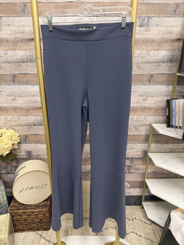 Chiara Boni Slate Knit Flare Pants