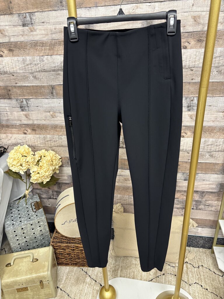 Athleta Black Side Zip Joggers