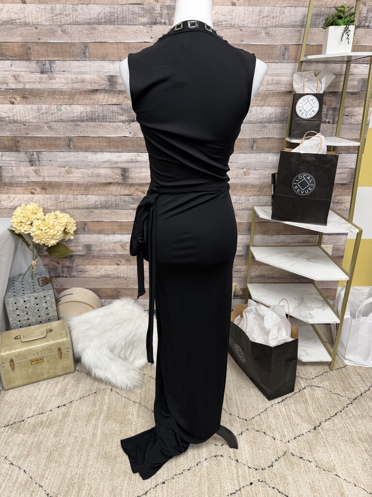 Diane von Furstenberg Sheer Wrap w/Metallic Embellishments