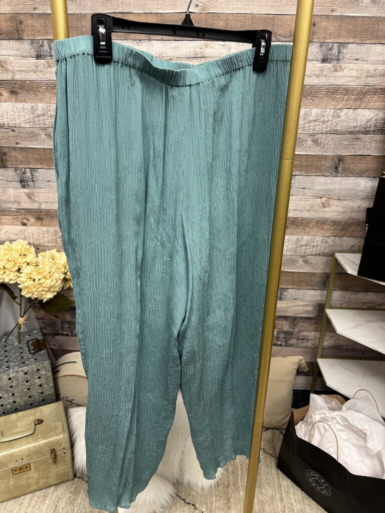 Coldwater Creek Sage Green Wide Leg Pants