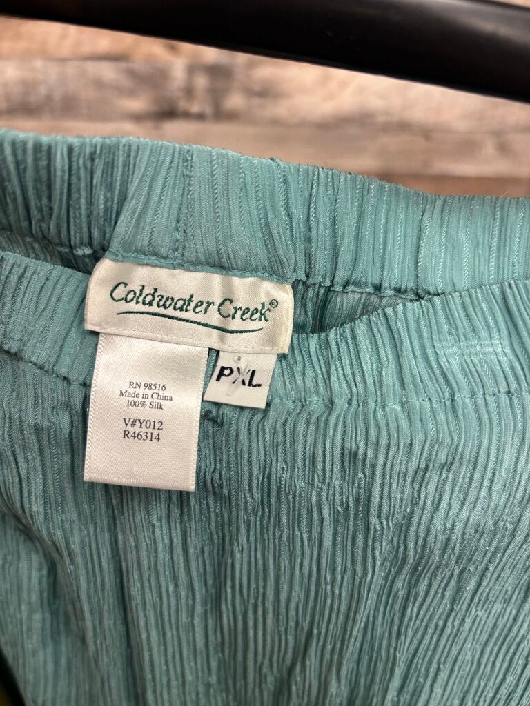 Coldwater Creek Sage Green Wide Leg Pants