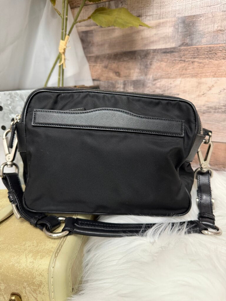 Prada Black Nylon Tessuto Shoulder Bag
