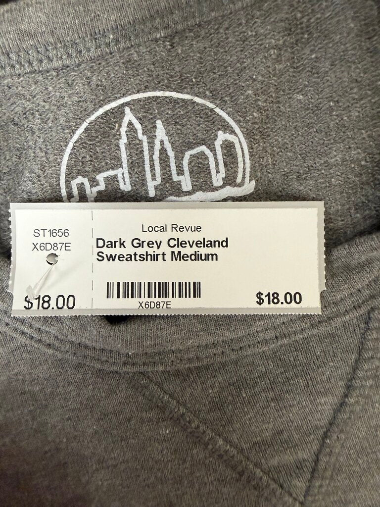 Dark Grey Cleveland Sweatshirt