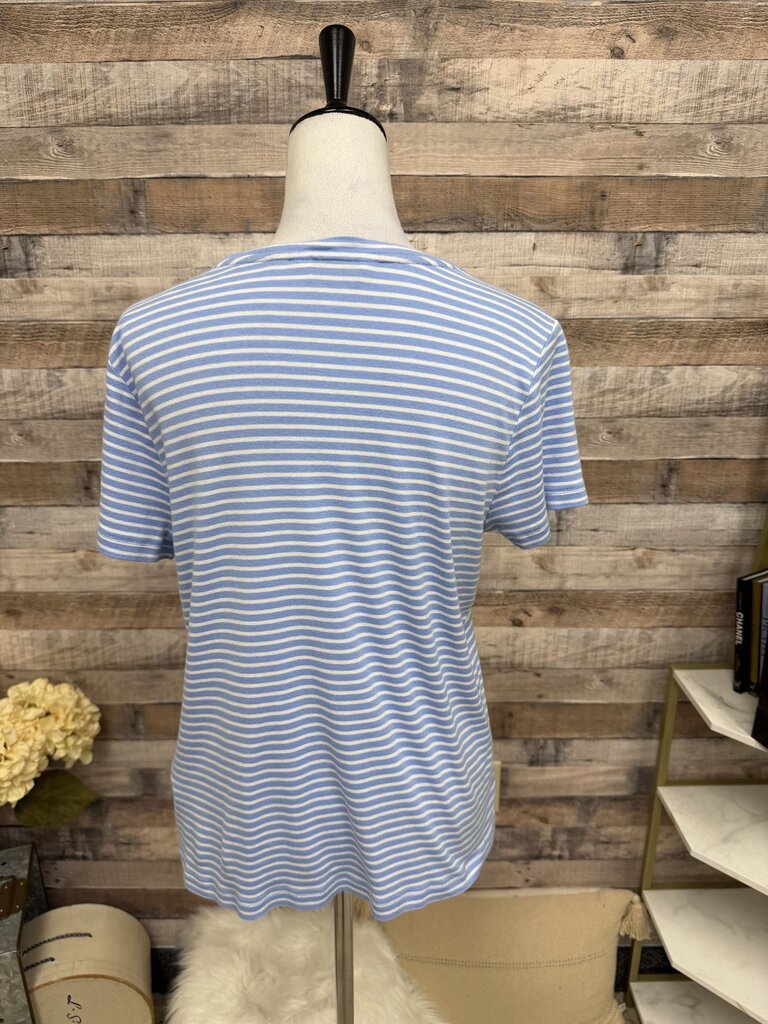 Vineyard Vines Blue & White Stripe tee