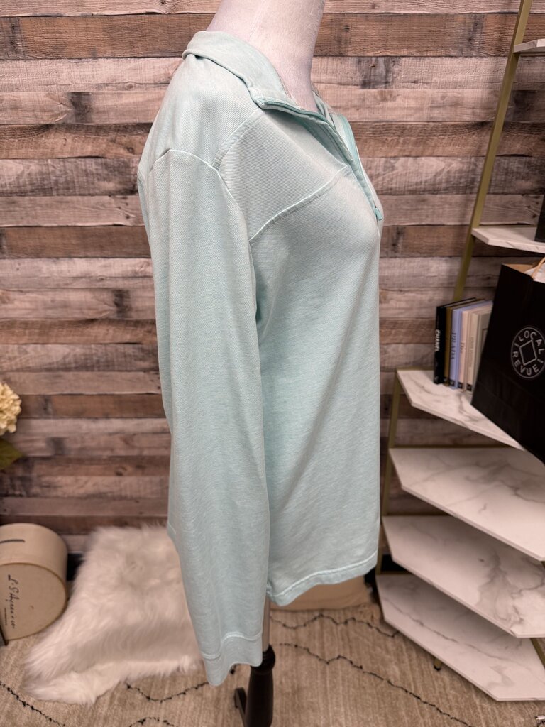 Vineyard Vines Lt Blue 3/4 Zip Pullover