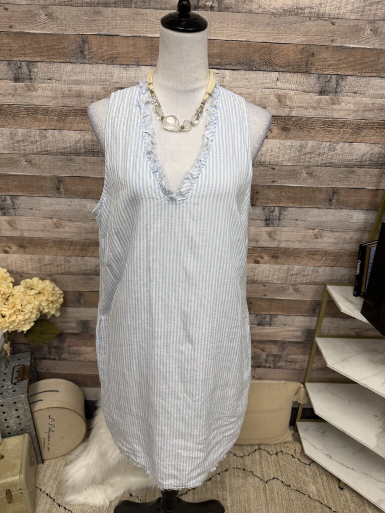 NWT Tommy Bahama Blue & White Stripe Sleeveless Sheath