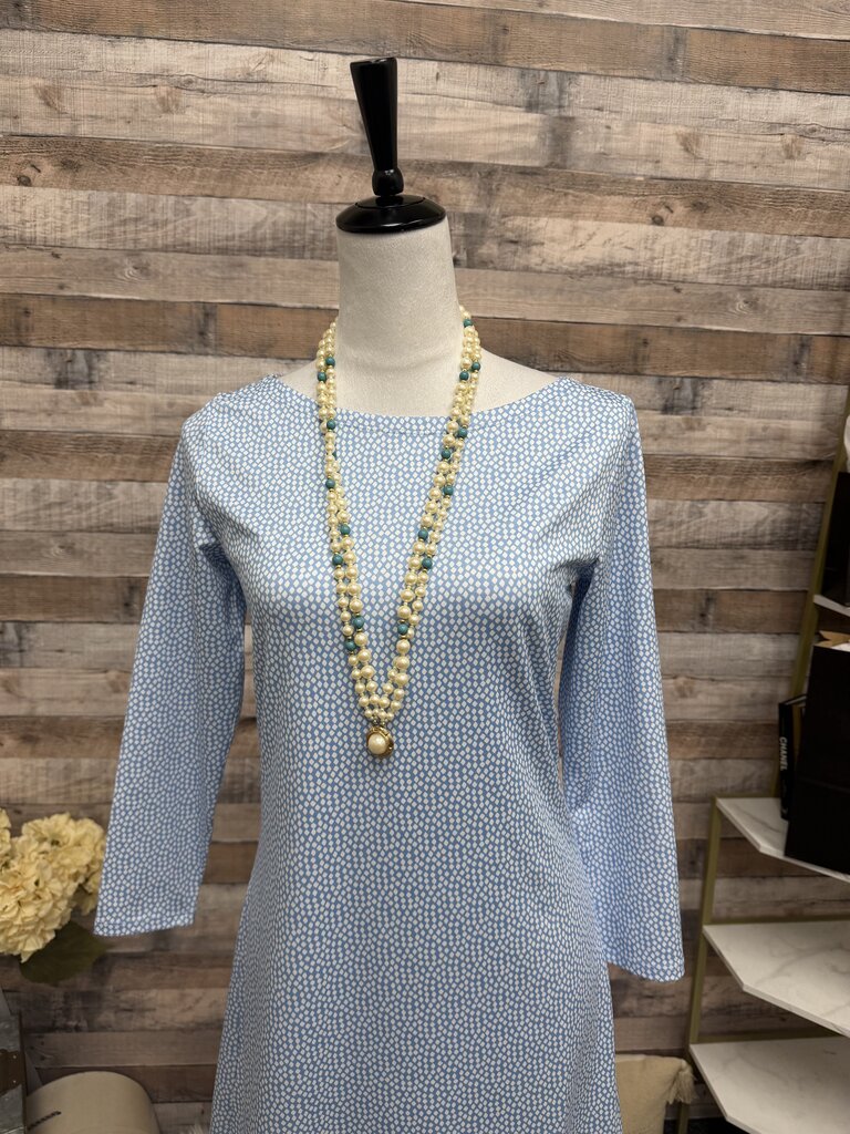 Vineyard Vines Blue & White Boat Neck PJ Dress