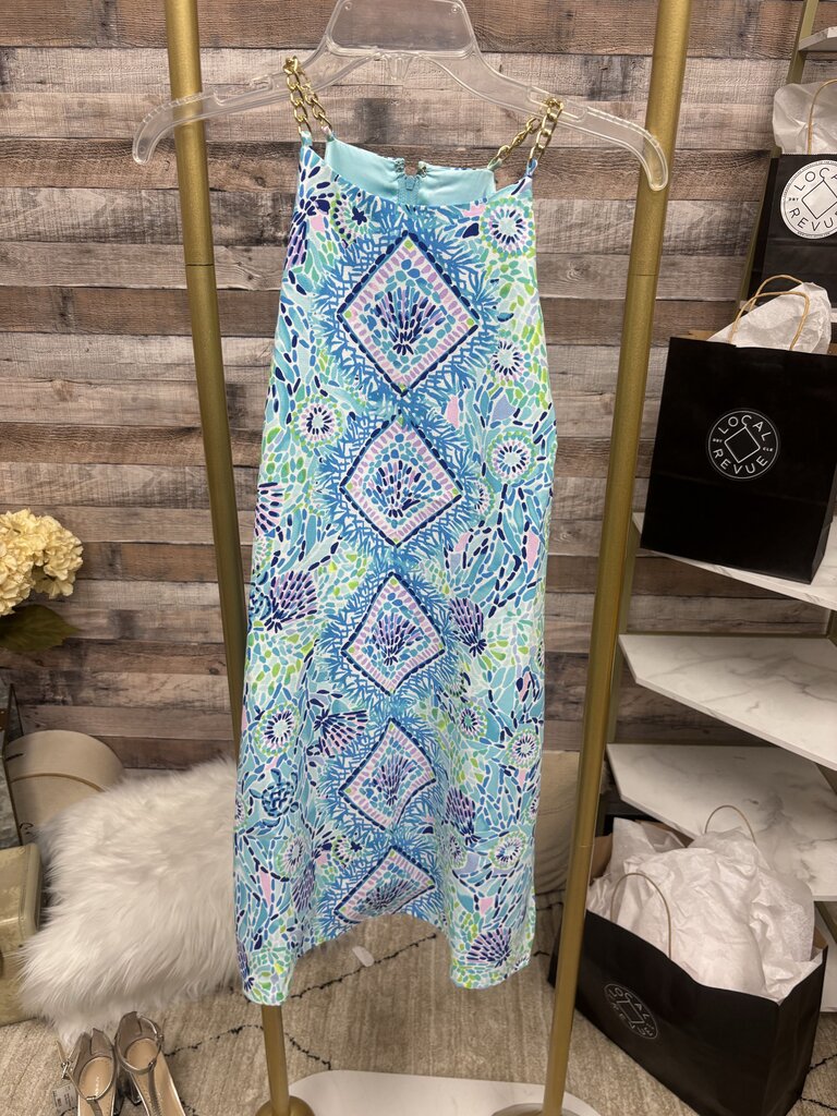 Lilly Pulitzer Aqua & Turquoise Romper