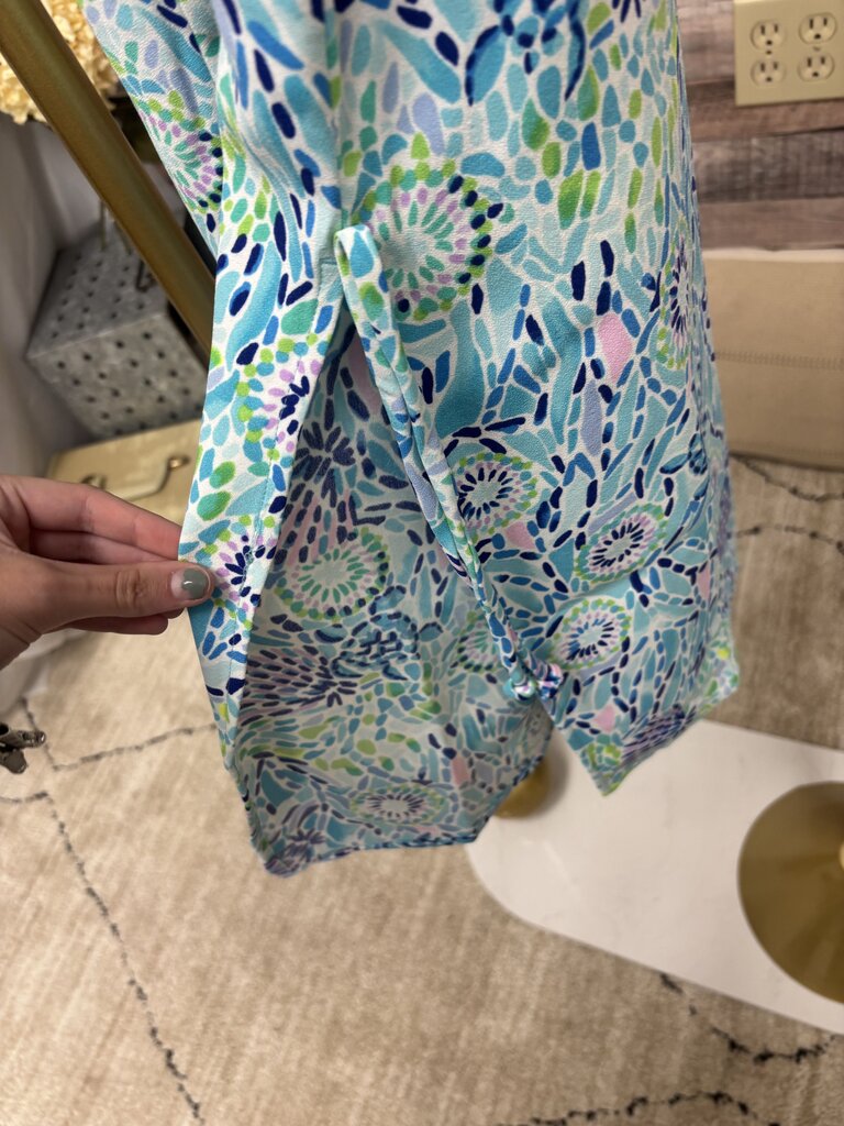 Lilly Pulitzer Aqua & Turquoise Romper