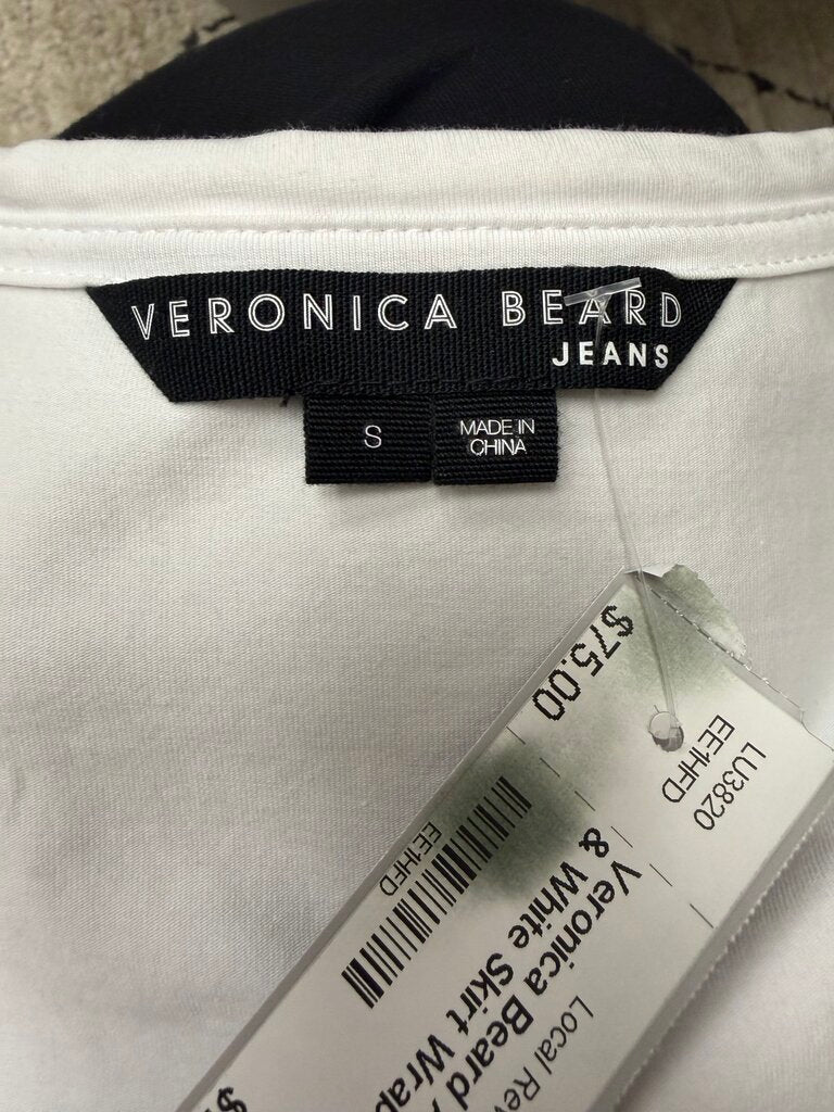 Veronica Beard Addyson Blue & White Skirt Wrap Dress