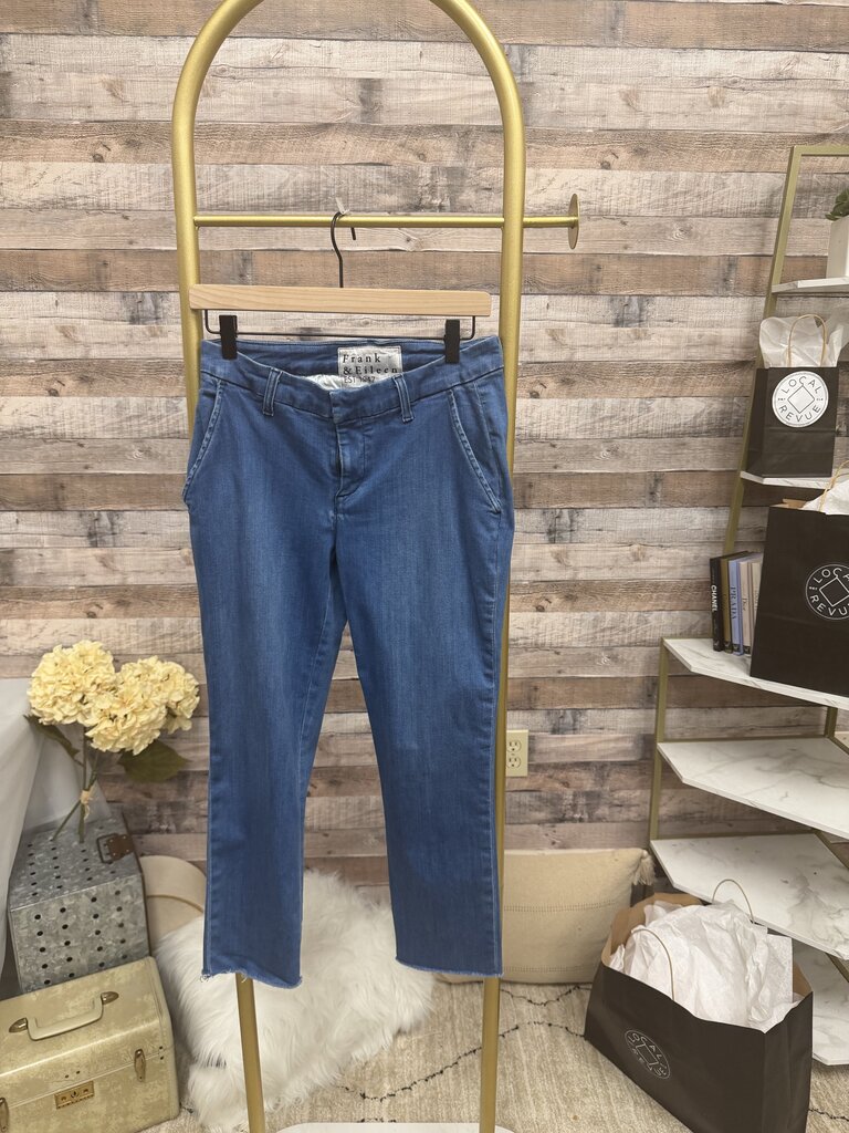 Frank & Eileen Wicklow Medium Wash Cropped Skinny Jeans